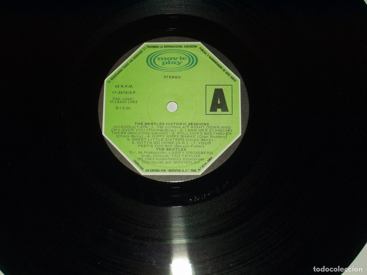 Discos de vinilo: BEATLES LP DOBLE HISTORIC SESSIONS - Foto 4
