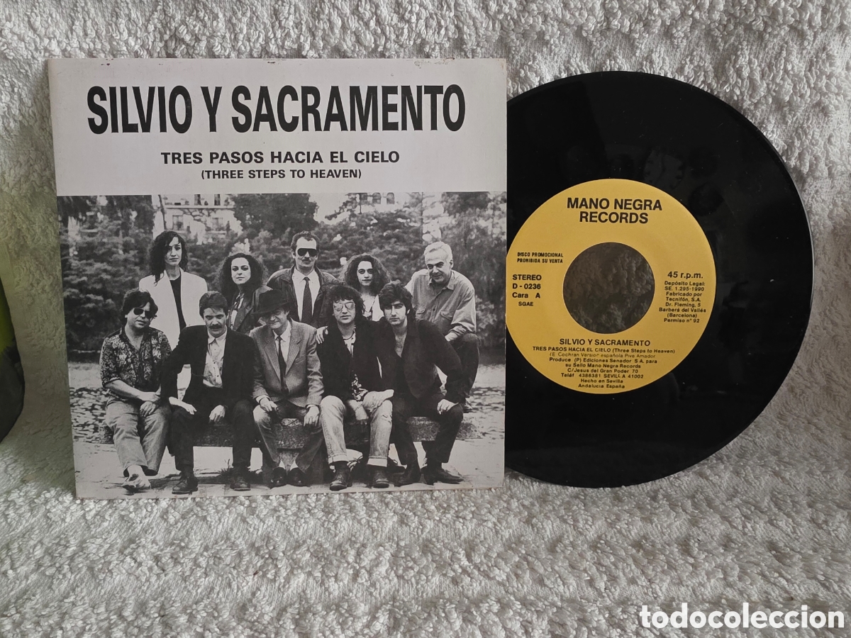 Discos de vinilo: Silvio*&nbsp;Y&nbsp;Sacramento (6)&nbsp;&ndash;&nbsp;Tres Pasos Hacia El Cielo (Three Steps To Heaven 1990 PROMOCIONAL