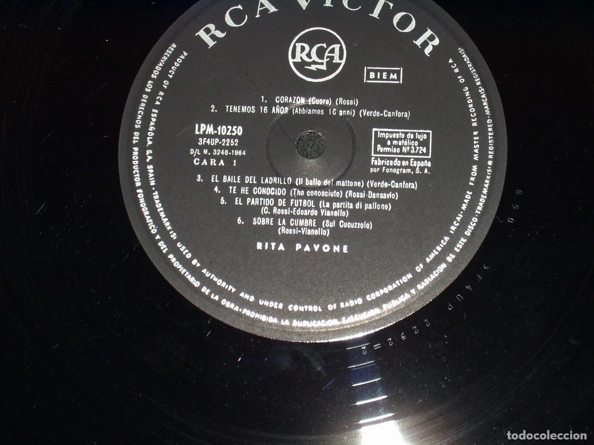 Discos de vinilo: RITA PAVONE LP SURF, TWIST ETC.. - Foto 3