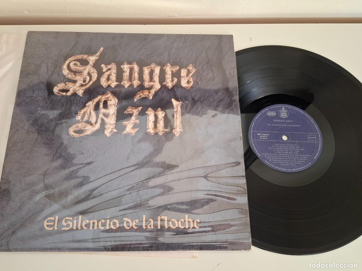 Discos de vinilo: SANGRE AZUL - EL SILENCIO DE LA NOCHE . LP. - Foto 1