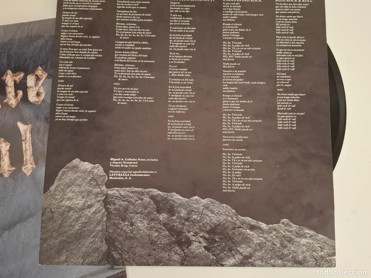 Discos de vinilo: SANGRE AZUL - EL SILENCIO DE LA NOCHE . LP. - Foto 4