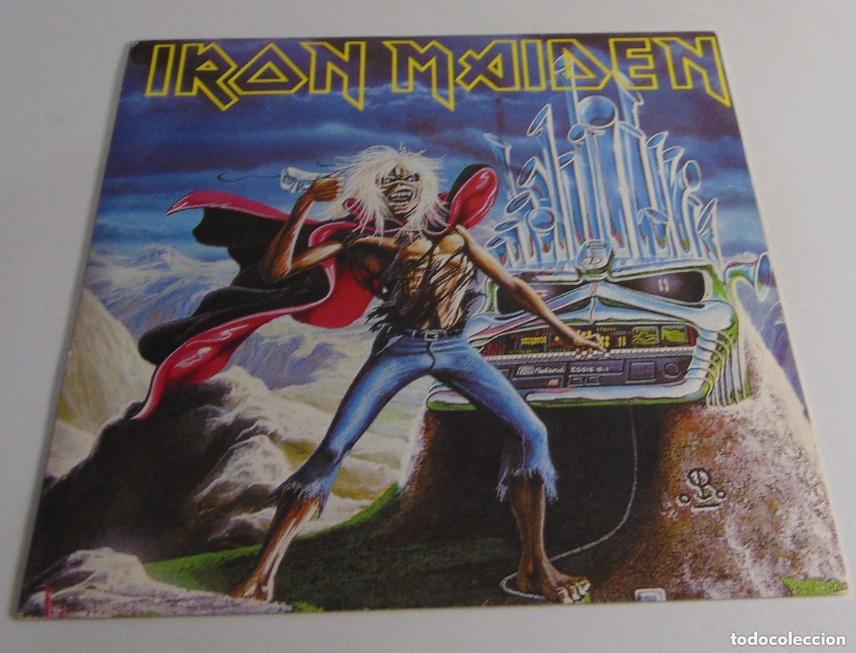 Discos de vinil: Iron Maiden &ndash; Run To The Hills LIVE - SINGLE EDICION ESPA&Ntilde;OLA ORIGINAL 1986