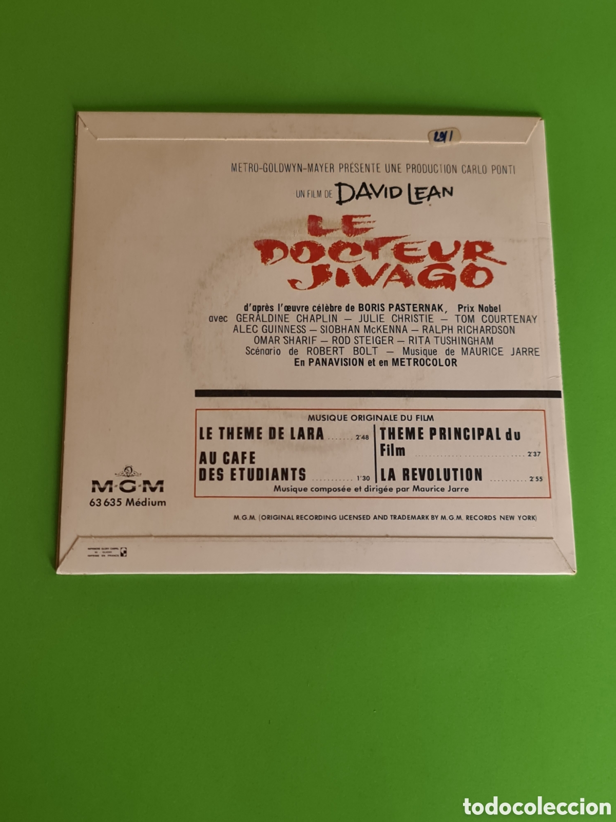 Discos de vinilo: &rdquo;El Doctor Zhivago&rdquo; Single. - Foto 2