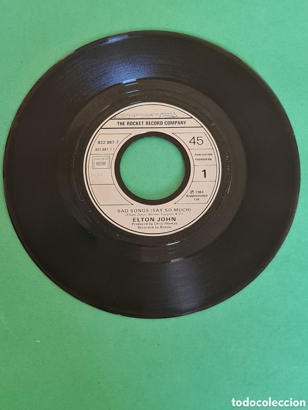 Discos de vinilo: Single Elton John / Sad Songs. - Foto 3