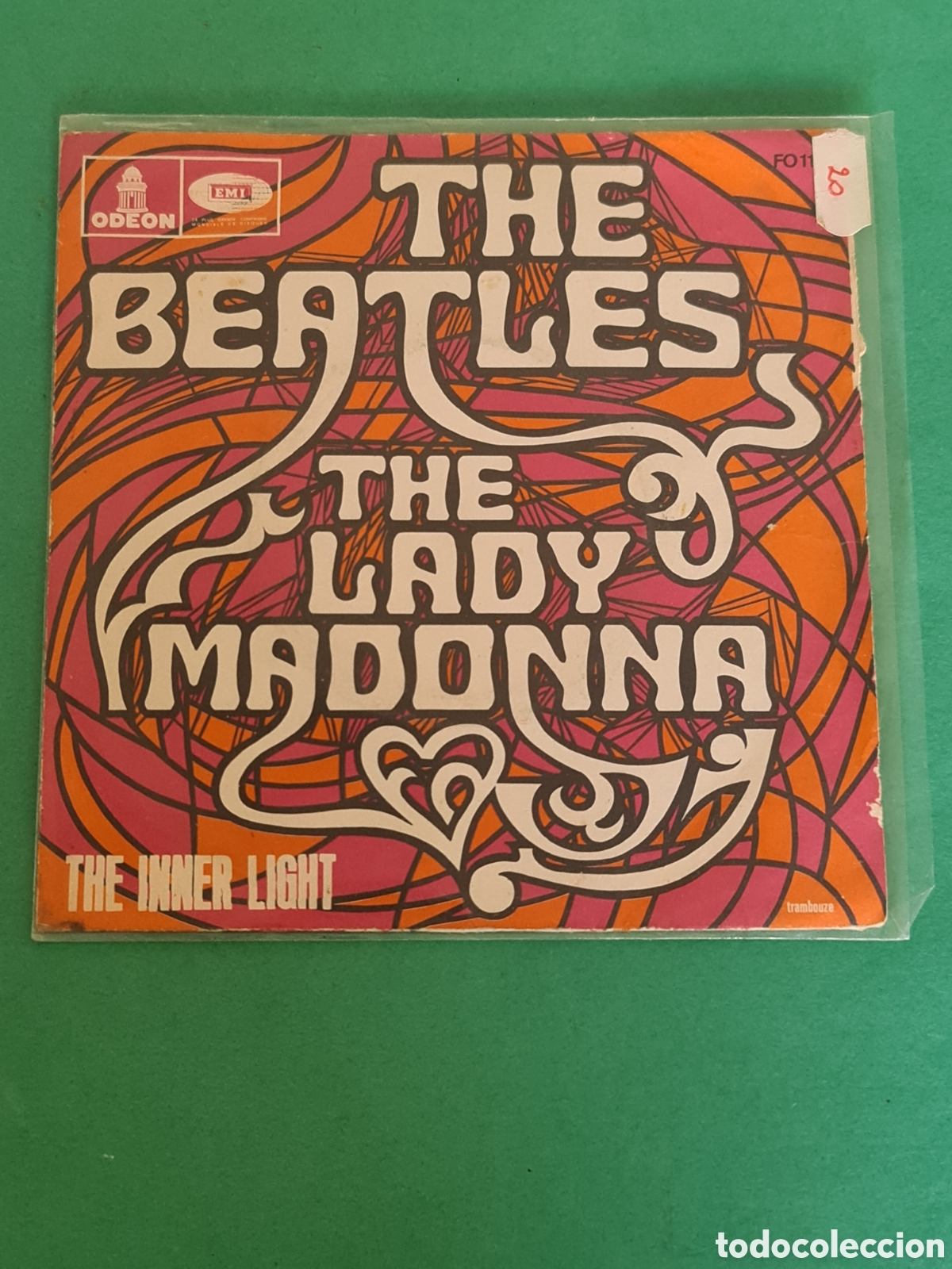 Discos de vinilo: Single The Beatles/ The Lady Madonna.