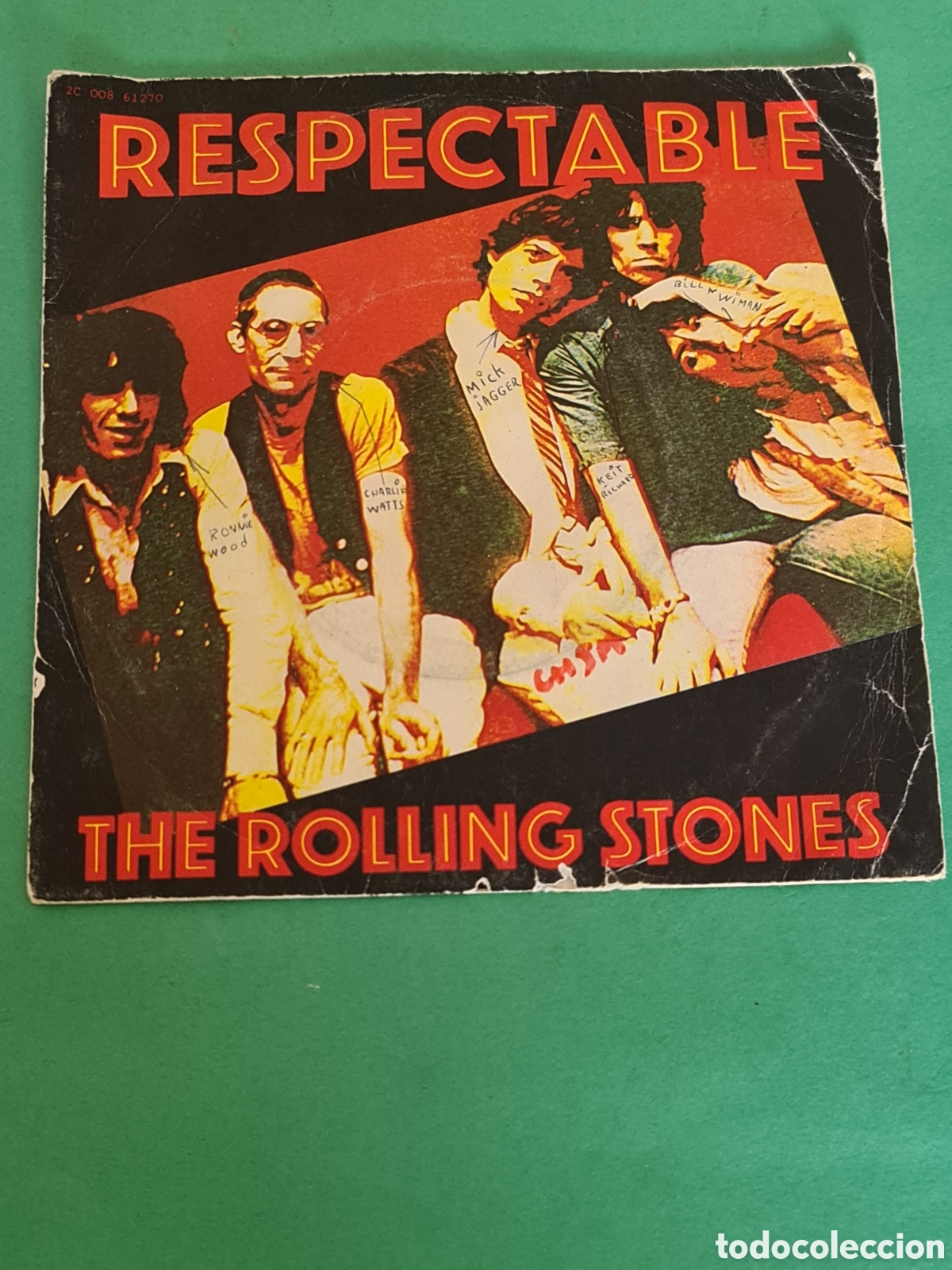 Disques de vinyle: Single The Rolling Stones/ Respectable.