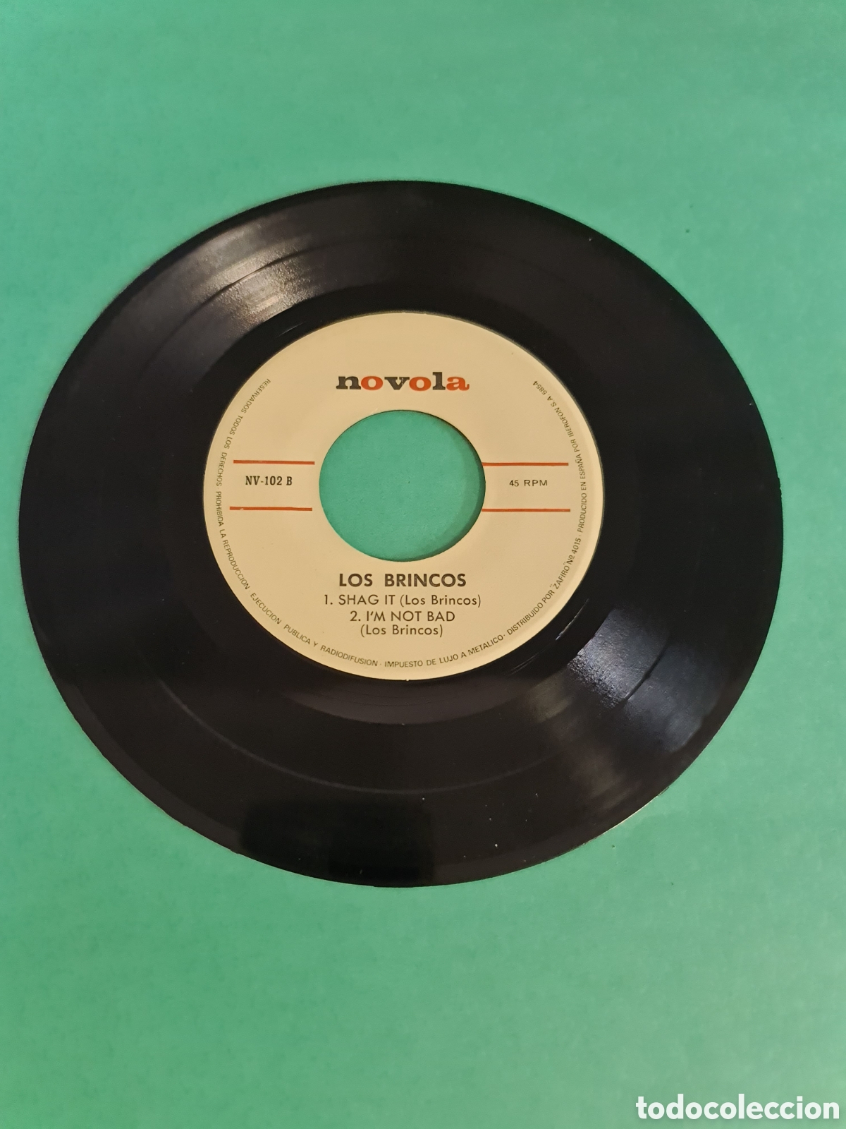 Discos de vinilo: Single Los Brincos. Dance &rdquo; The pulga&rdquo; - Foto 2
