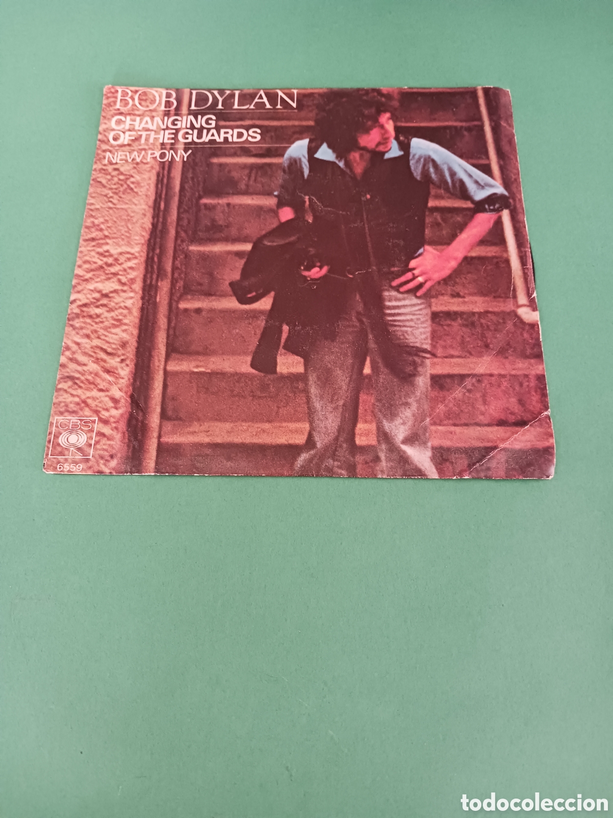 Discos de vinilo: BOB DYLAN, SINGLE. Changing of the guards.