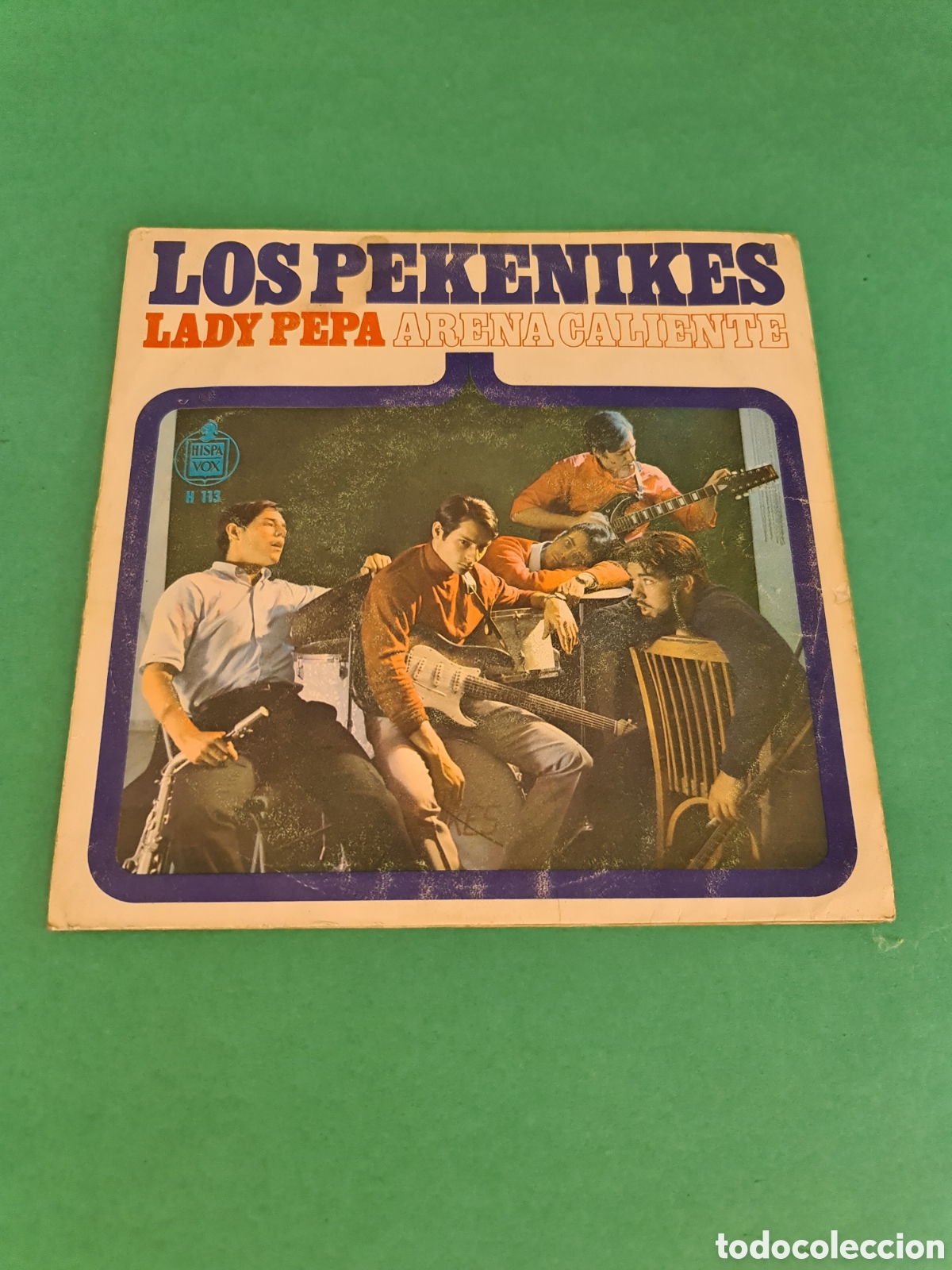 Discos de vinilo: Single Los Pekenikes. Lady Pepa / Arena Caliente.