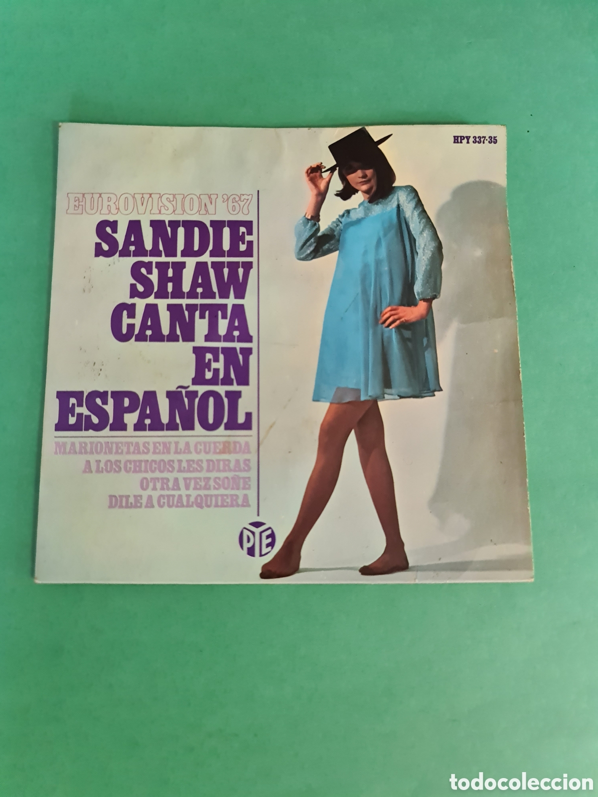 Discos de vinilo: Single Sandie Shaw. Canta en Espa&ntilde;ol.