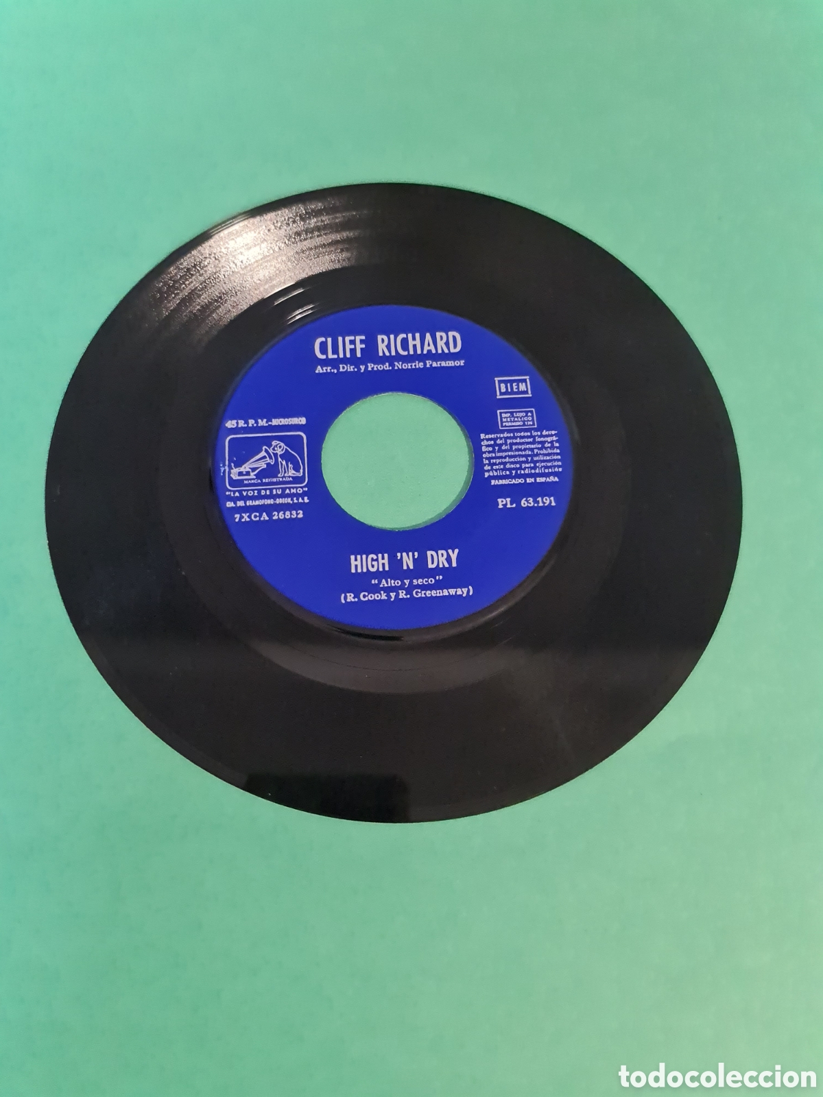 Discos de vinilo: Single Cliff Richard. Congratulations. - Foto 3