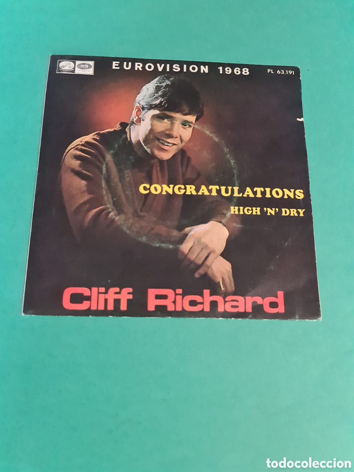 Discos de vinilo: Single Cliff Richard. Congratulations. - Foto 1