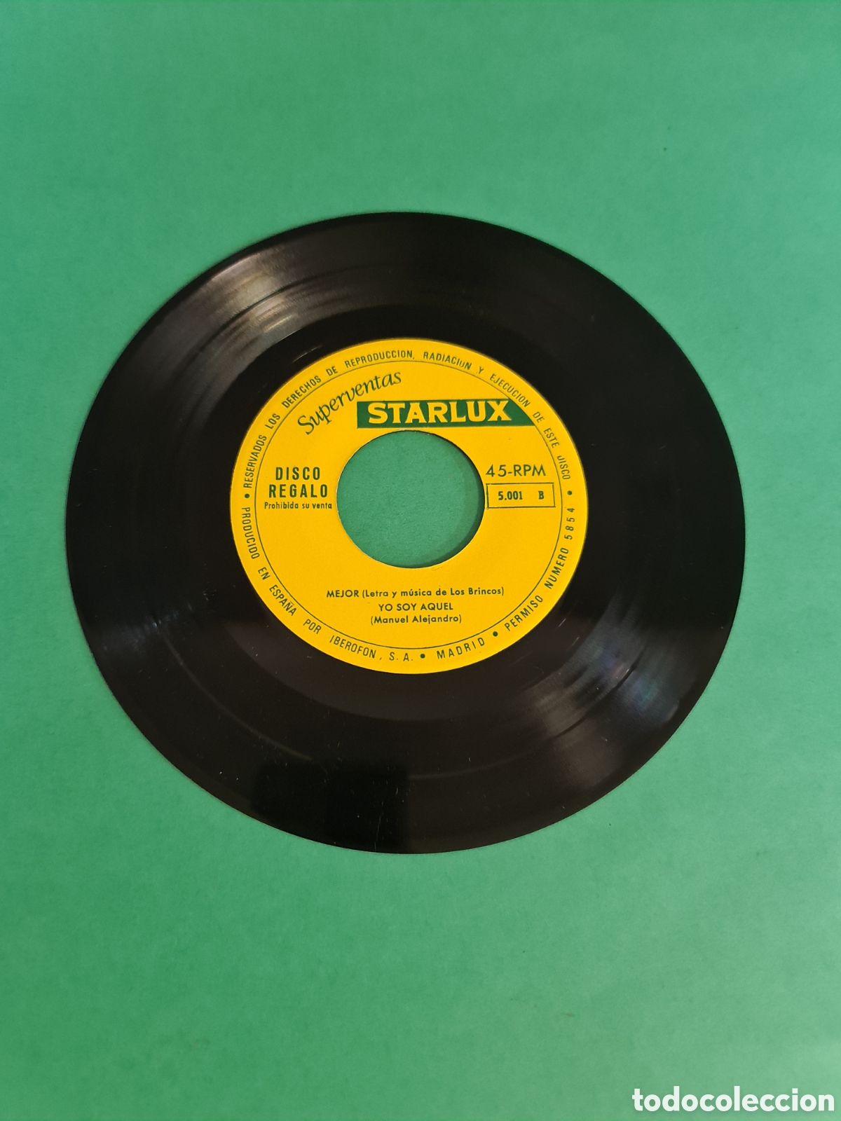 Discos de vinilo: Single Coleccion Superventas. - Foto 2