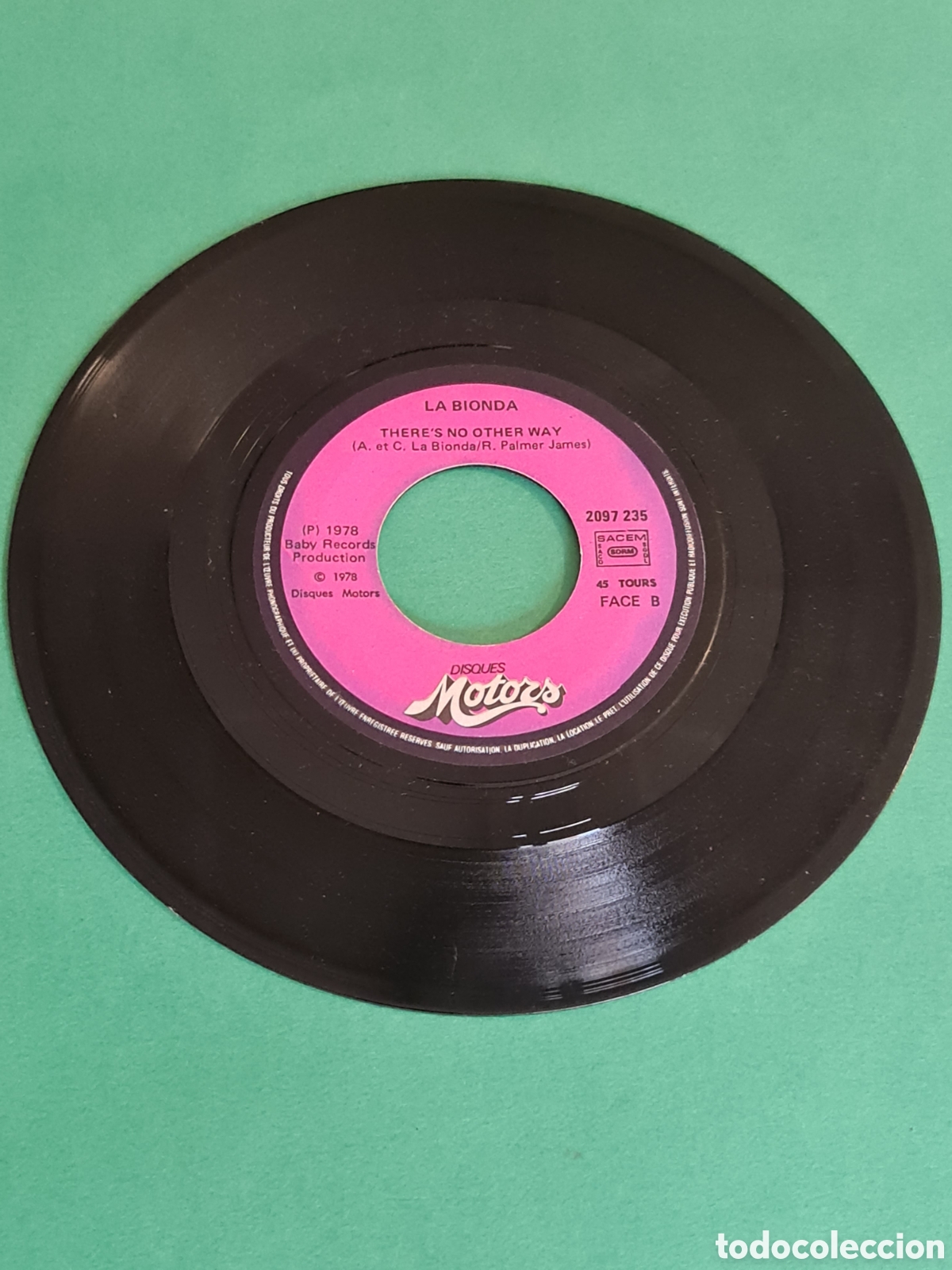 Discos de vinilo: Single La Bionda / Baby Make Love. - Foto 3
