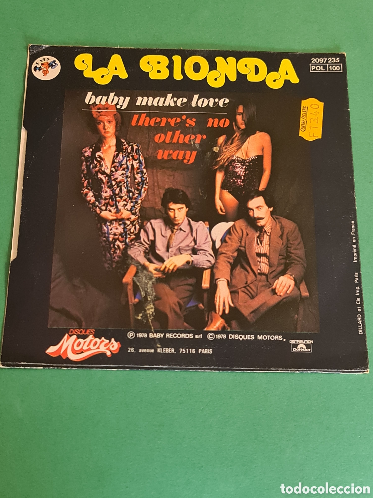 Discos de vinilo: Single La Bionda / Baby Make Love. - Foto 4