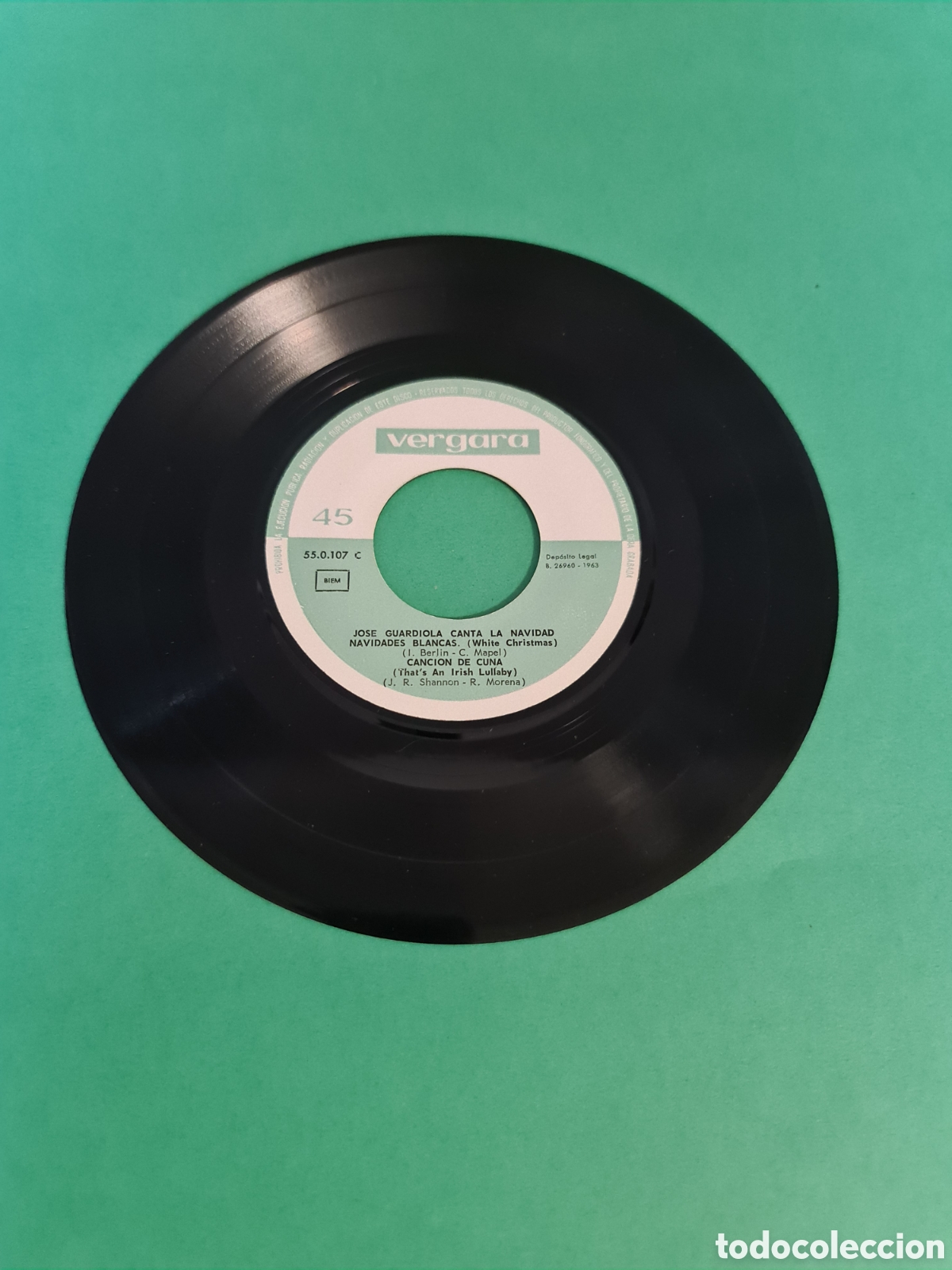 Discos de vinilo: Single Lita Torell&oacute; / Jos&eacute; Guardiola. - Foto 3