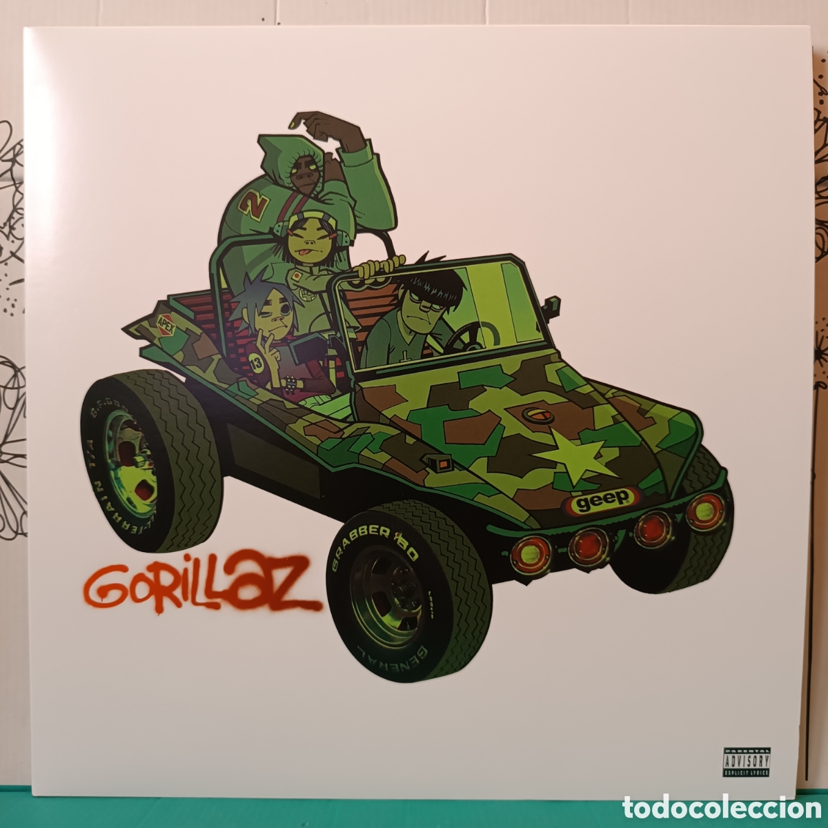 Vinyl records: GORILLAZ. GORILLAZ. 2001. GATEFOLD. NUEVO. UNICO.