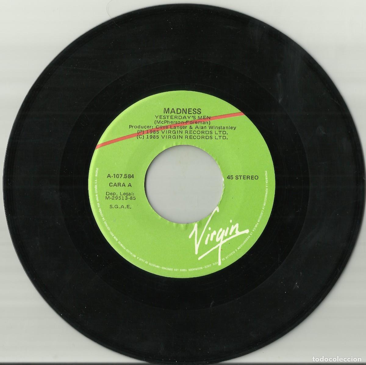 Discos de vinilo: MADNESS 1985 single .... - Foto 3