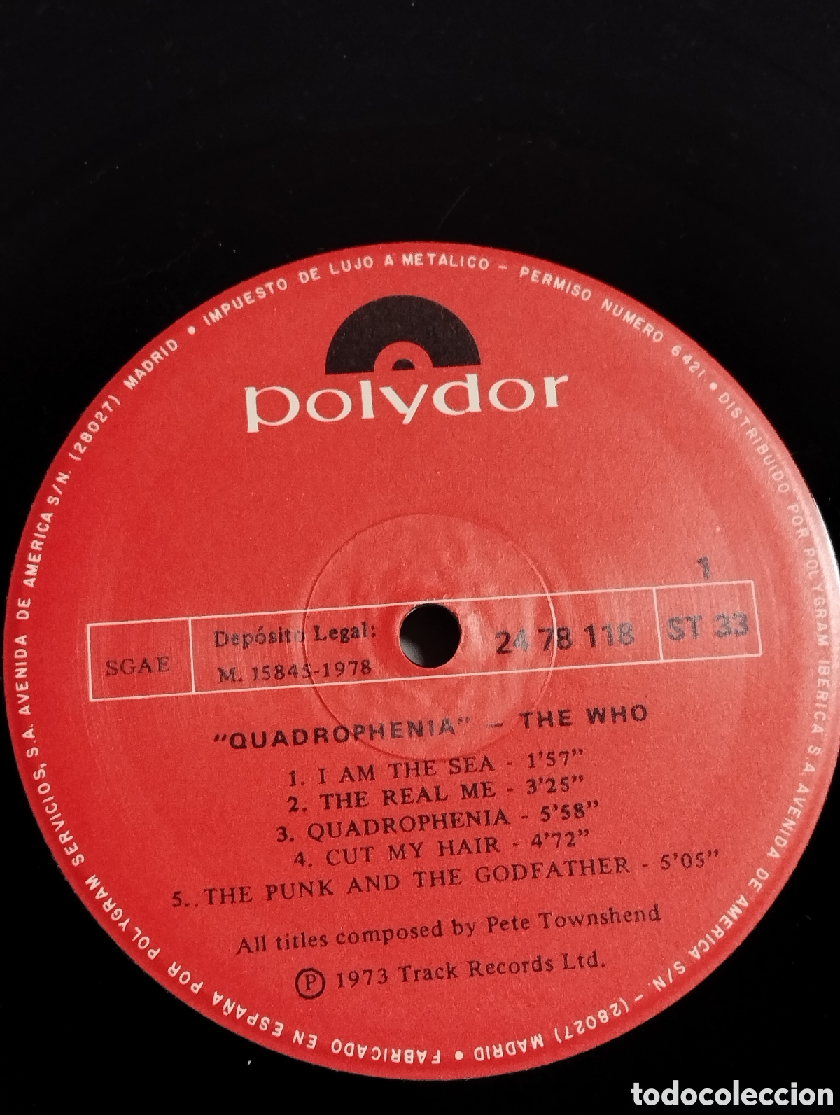 Discos de vinilo: THE. WHO. QUADROPHONIA - Foto 6