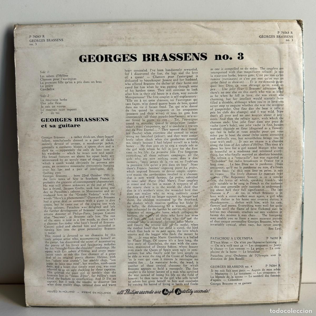 Discos de vinilo: Georges Brassens No 3 - Foto 2