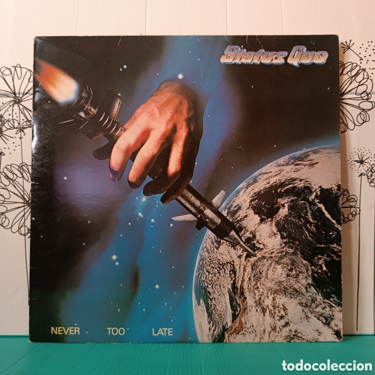 Discos de vinilo: STATUS QUO. NEVER TOO LATE. LP. 1981