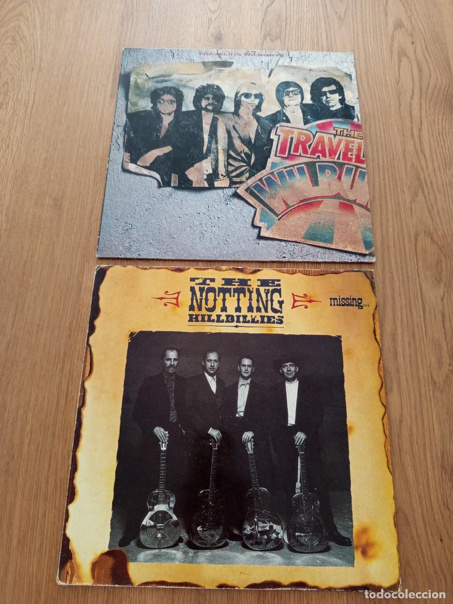 Discos de vinilo: GENIAL LOTE 2 LPS. THE NOTHING HILLBILLIES & THE TRAVELING WILBURYS / COMPLETOS / DYLAN, TOM PETTY..
