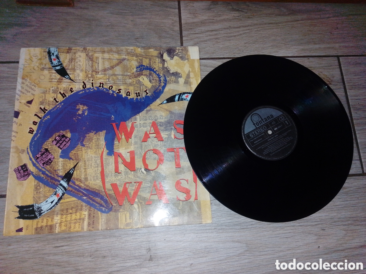 Discos de vinilo: WAS NOT WAS - WALK THE DINOSAUR - MAXI - FONTANA - LV -