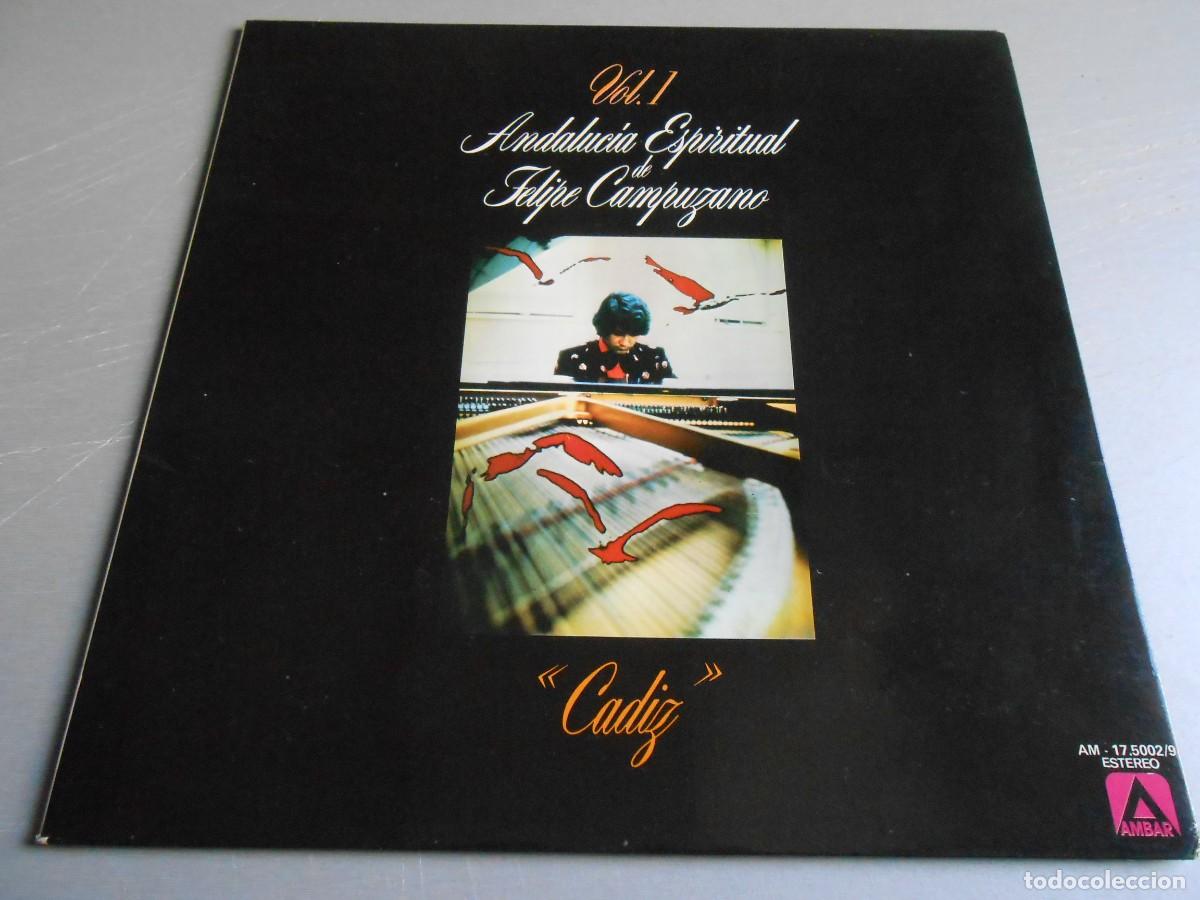 Discos de vinilo: FELIPE CAMPUZANO - CADIZ -, LP, INQUIETUDES + 6, A&Ntilde;O 1977, AMBAR, AM-17.5002/9