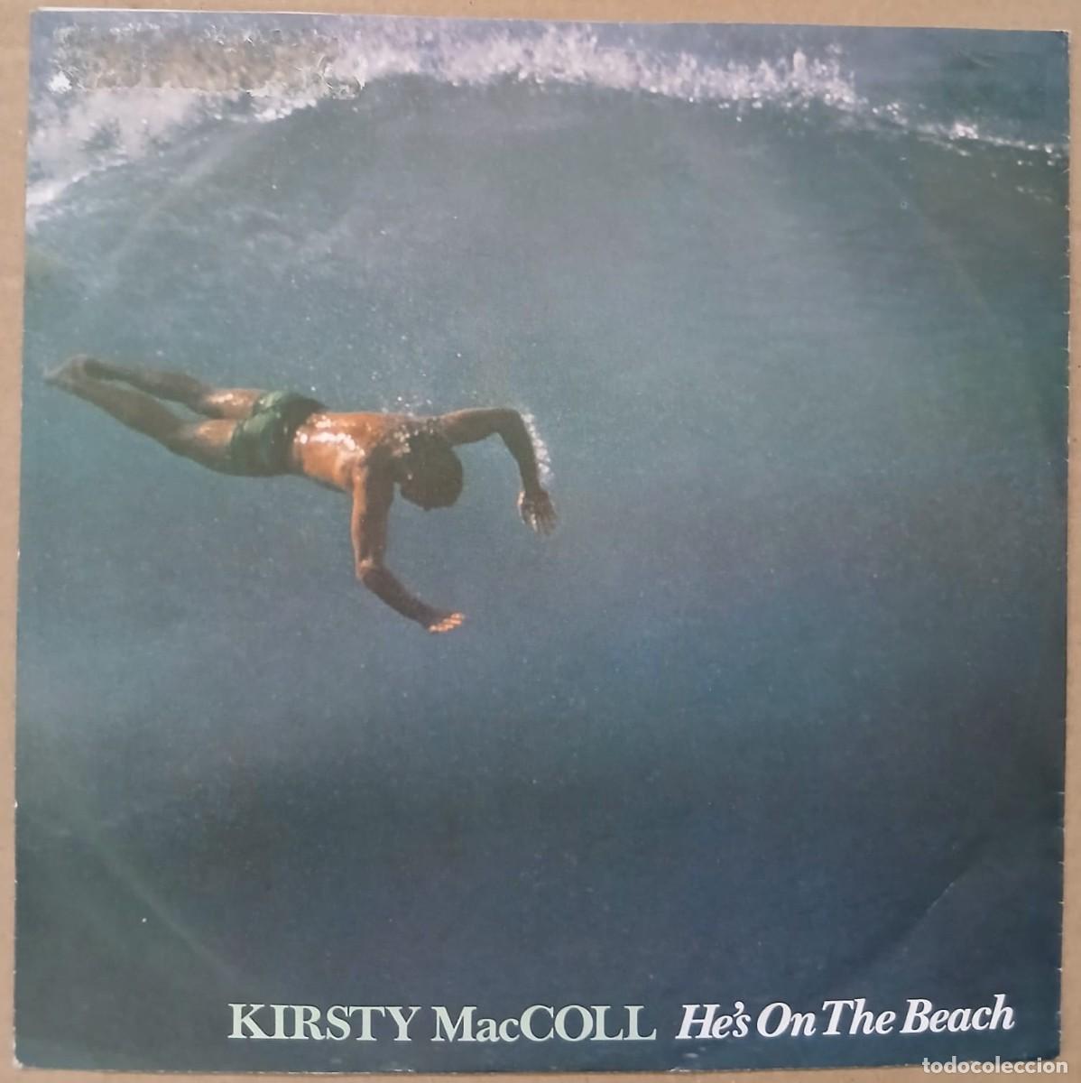 Discos de vinilo: KIRSTY MacCOLL He's On The Beach (1985) STIFF Records NEW WAVE INDIE The Lemonheads Morrissey Smiths