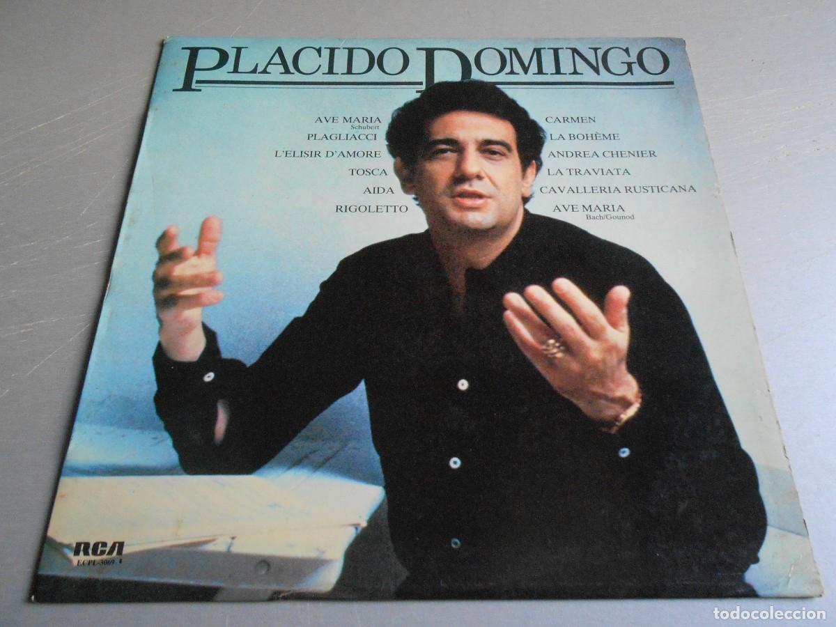 Discos de vinilo: PLACIDO DOMINGO, LP, AVE MARIA + 11, A&Ntilde;O 1982, RCA, ECPL-3069 CAJA DE BARCELONA
