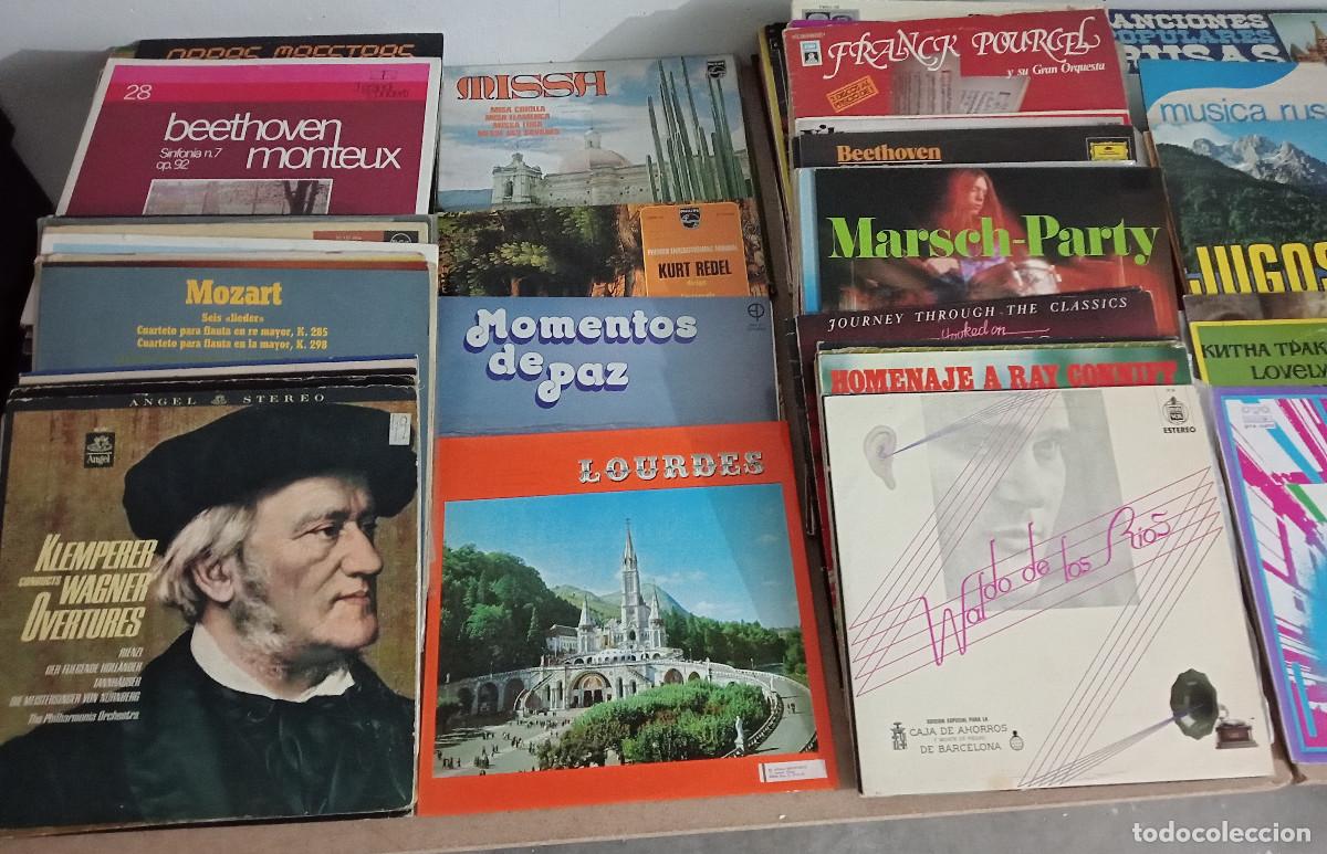 Discos de vinilo: LIQUIDACION LOTE 150 VINILOS LPs Cl&aacute;sica Orquestas Musica Rusa Barroca Folk Zarzuelas 70s 80s MIRA !