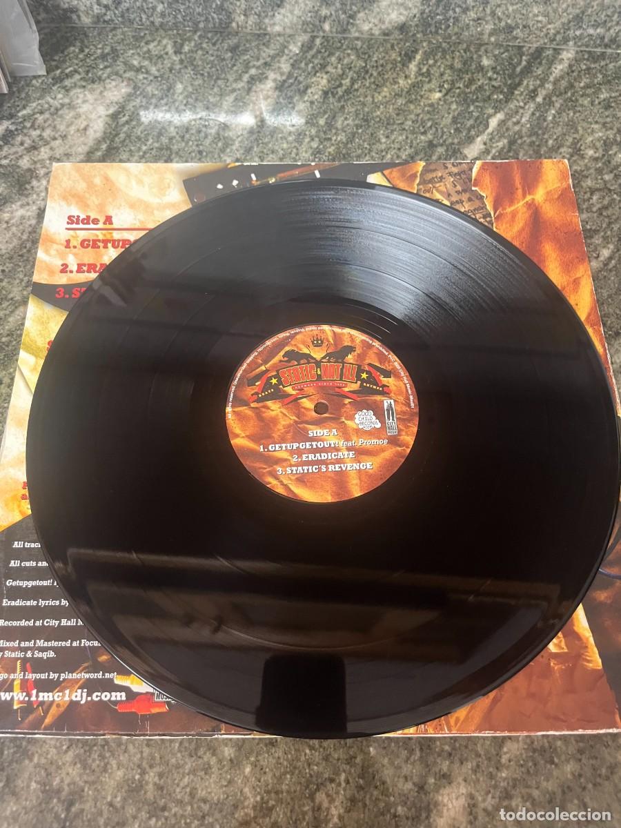 Discos de vinilo: Static & Nat Ill Feat. Promoe Getupgetout! - Foto 3