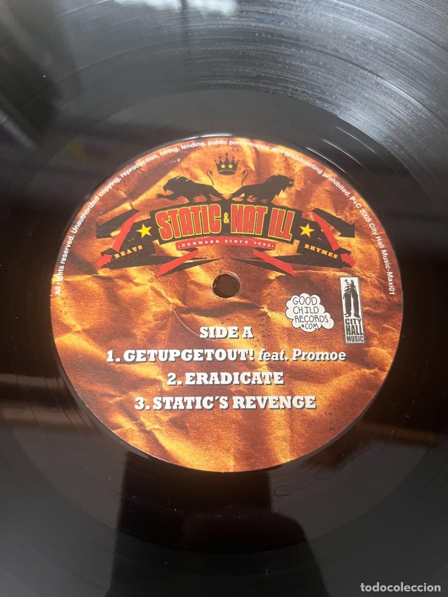 Discos de vinilo: Static & Nat Ill Feat. Promoe Getupgetout! - Foto 4