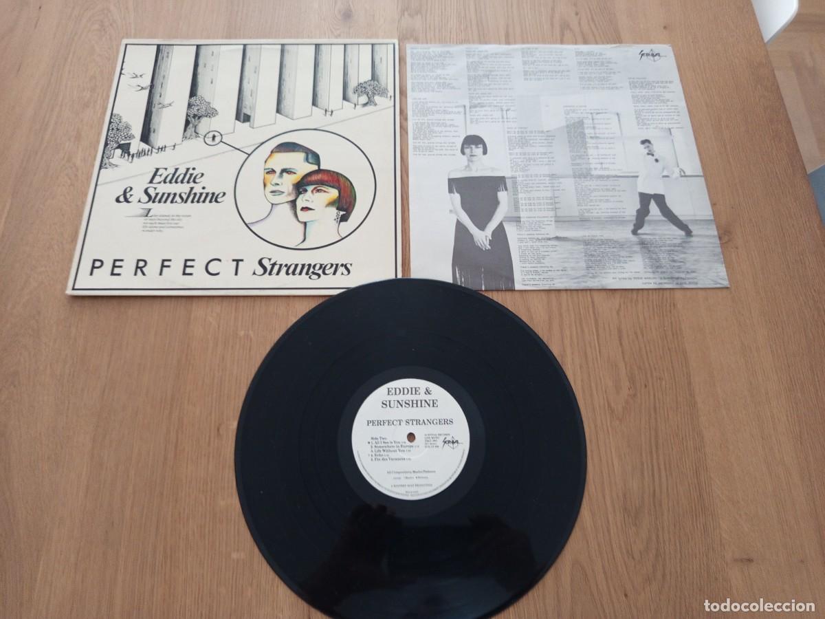Discos de vinilo: JOYA LP ORIGINAL. EDDIE & SUNSHINE / PERFECT STRANGERS / SELLO SURVIA SUR LP 006 MADE IN FRANCE 1983