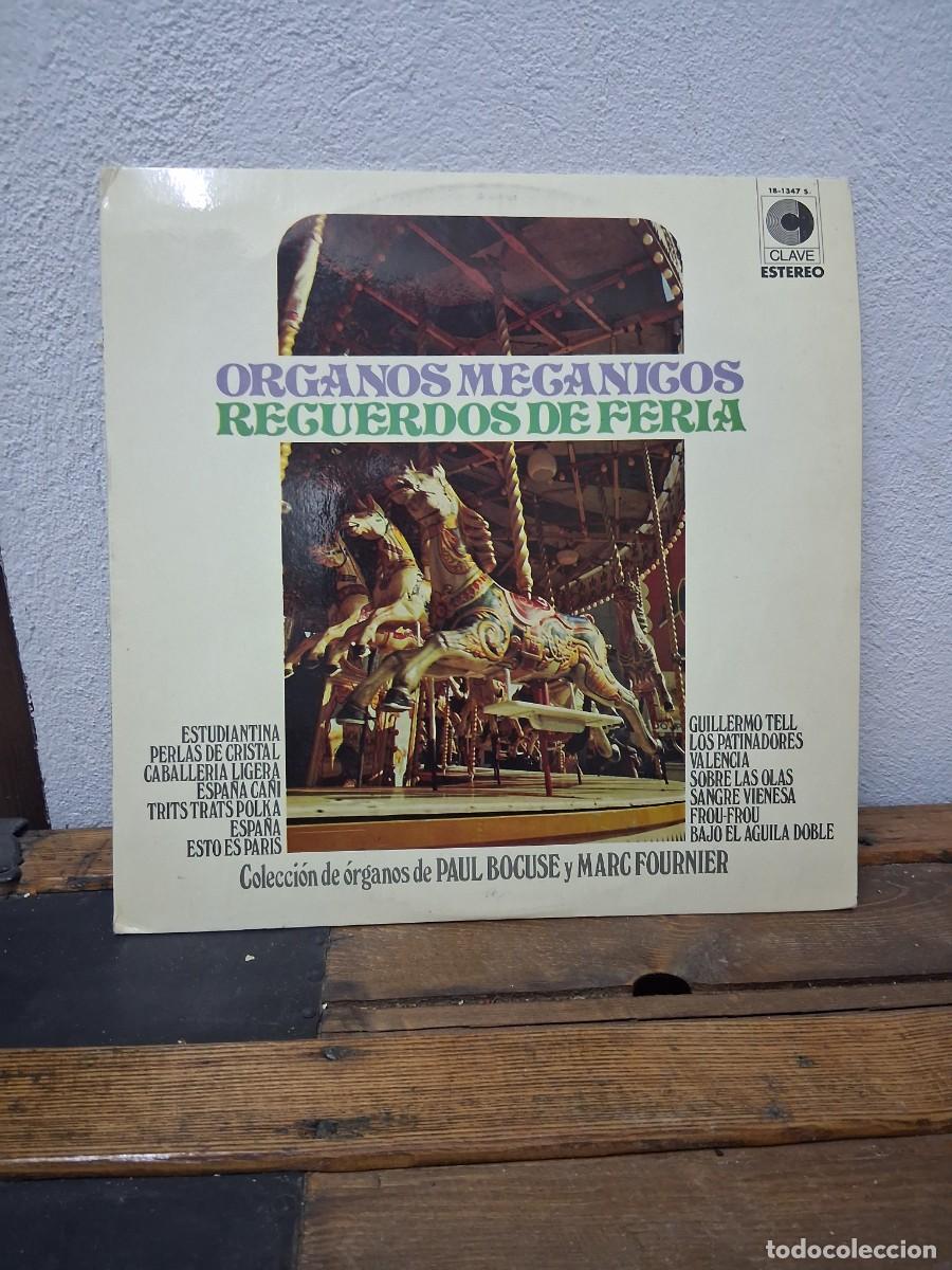 Discos de vinilo: Disco ORGANOS MECANICOS RECUERDOS DE FERIA LP CLAVE 1972 - COLECCION DE PAUL BOCUSE Y MARC FOURNIER