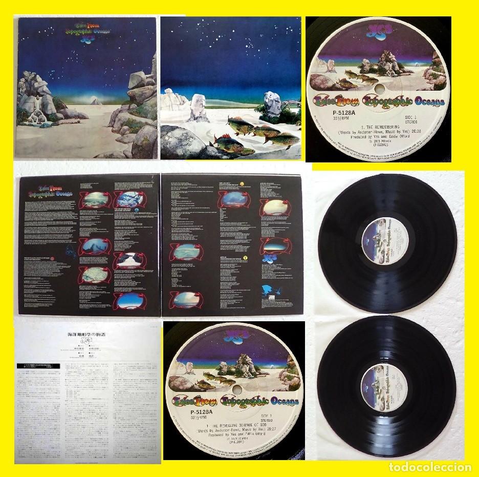 Discos de vinilo: YES / TALES FROM TOPOGRAPHIC OCEANS 1973 !! 2LPs SUPER 1&ordm; PRESS JAPAN + INSERTO !! TODO EXC