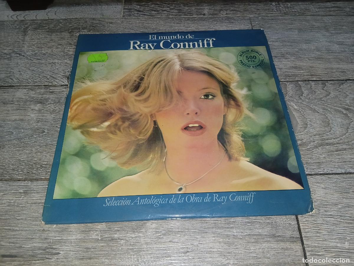 Discos de vinilo: Disco vinilo LP El mundo de Ray Conniff selecci&oacute;n antol&oacute;gica de la obra e Ray Conniff Album doble