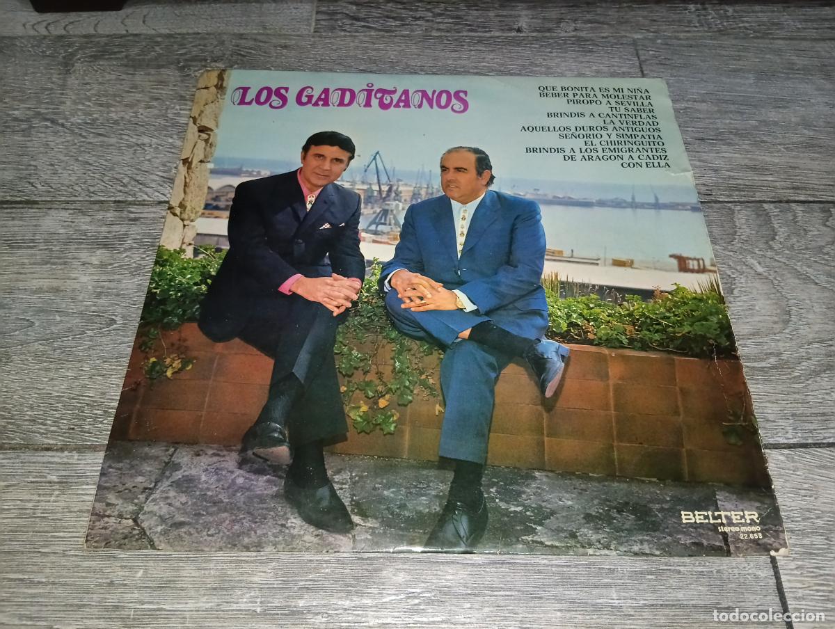 Discos de vinilo: Disco vinilo LP Los Gaditanos - Flamenco Copla Rumba Belter 1970s