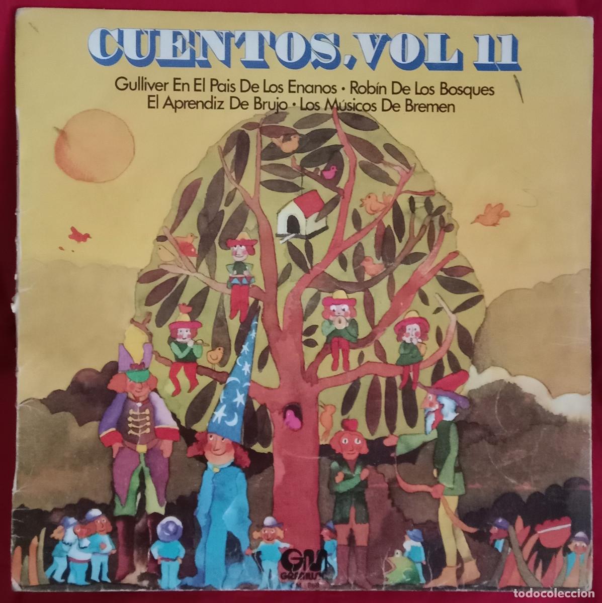 Discos de vinilo: Cuentos Infantiles - Vol II - Los M&uacute;sicos de Bremen / El Aprendiz de Brujo.. - Edit GM Gramusic 1979