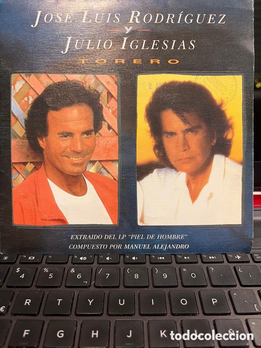 Discos de vinilo: JOSE LUIS RODRIGUEZ Y JULIO IGLESIAS - TORERO SNGLE