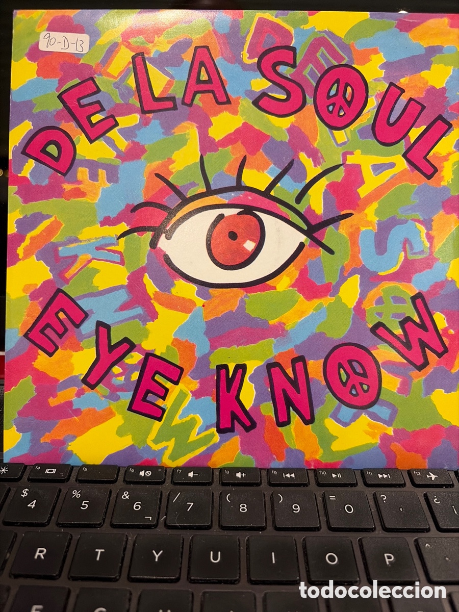 Discos de vinilo: DE LA SOUL - EYE KNOW + THE MACK DADDY ON THE LEFT SINGLE RARO