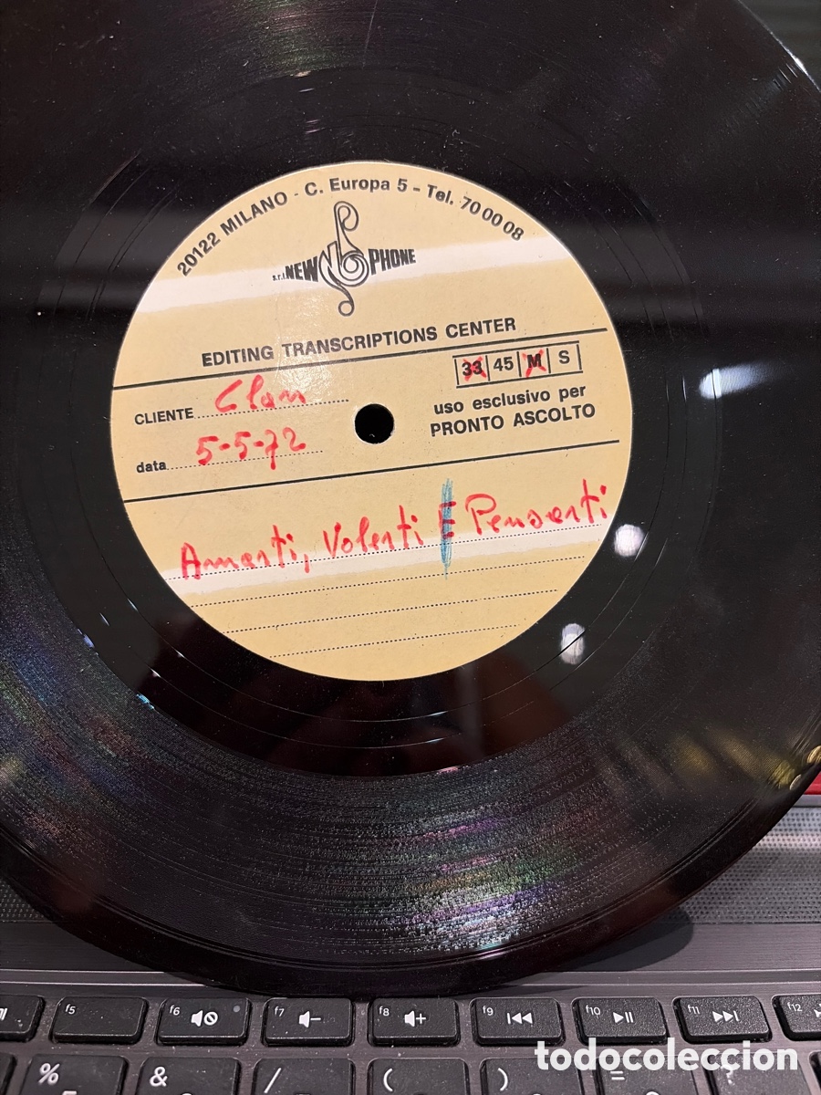 Discos de vinilo: CLAUDIA MORI CANTA CELENTANO - EL SIGNATORE TEST PRESSING MUY RARO 1972 ITALIA