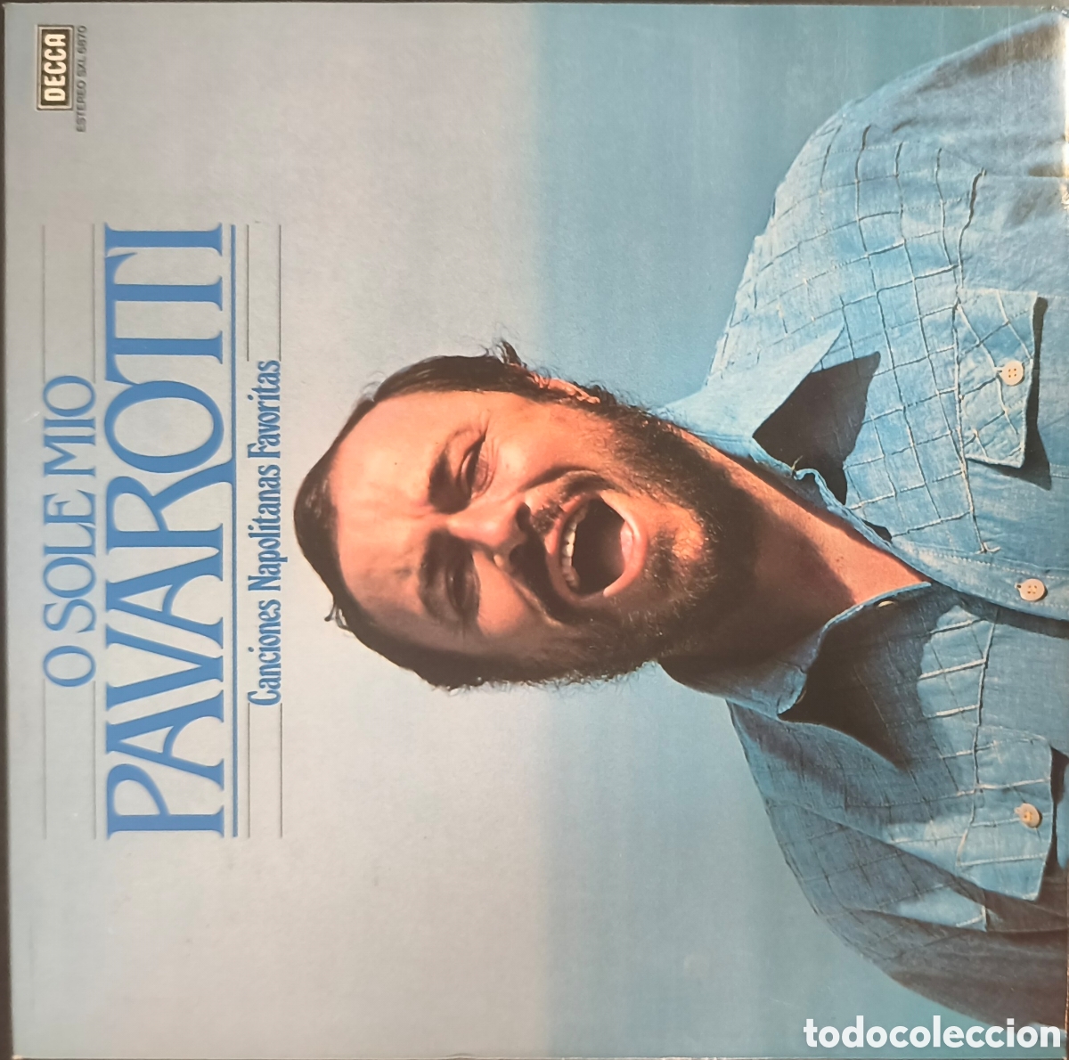 Discos de vinilo: LP LUCIANO PAVAROTTI - O SOLE MIO, CANCIONES NAPOLITANAS FAVORITAS