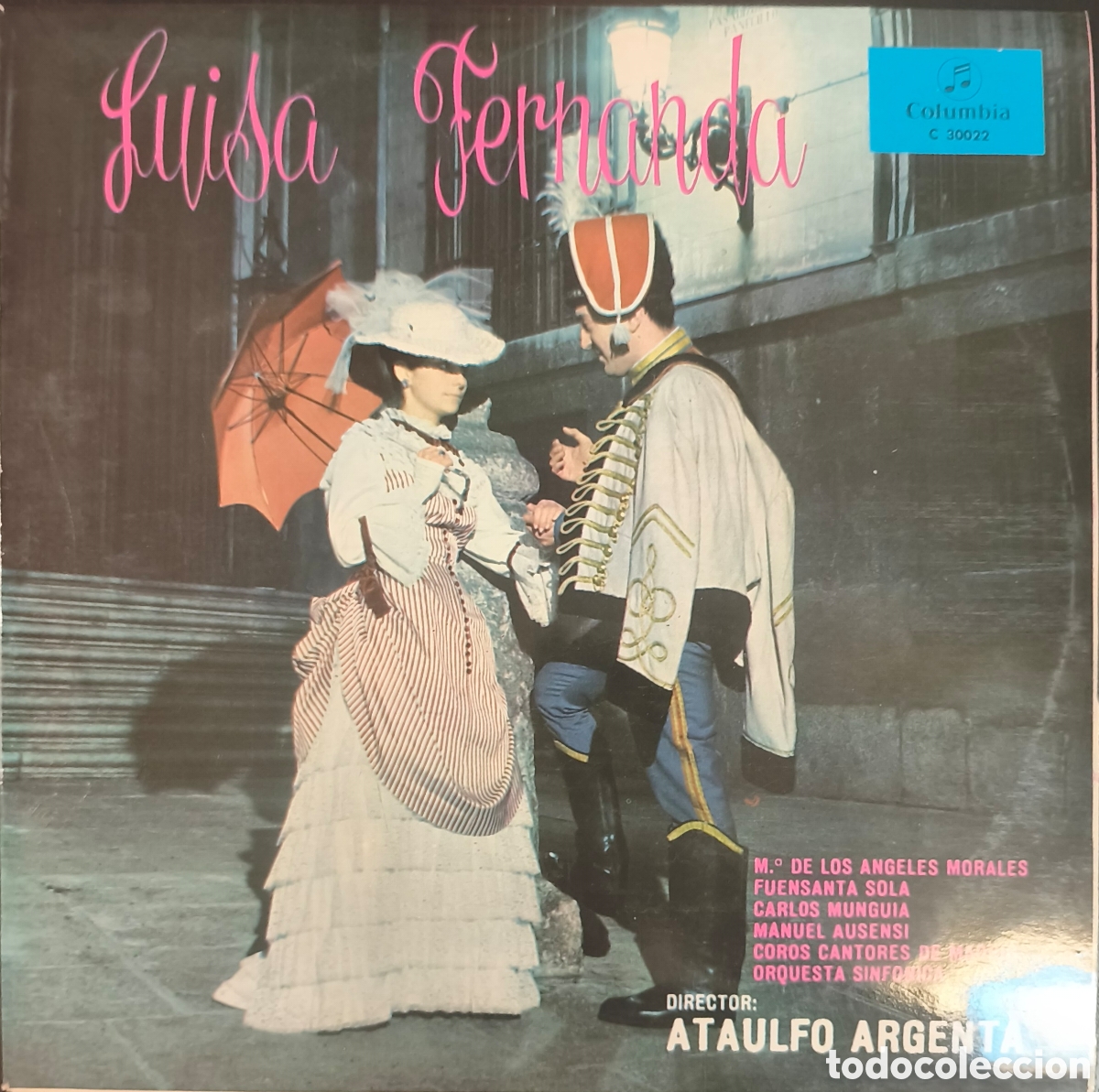 Discos de vinilo: lp Zarzuela LUISA FERNANDA - ATAULFO ARGENTA - ALHAMBRA - MARIA DE LOS ANGELES