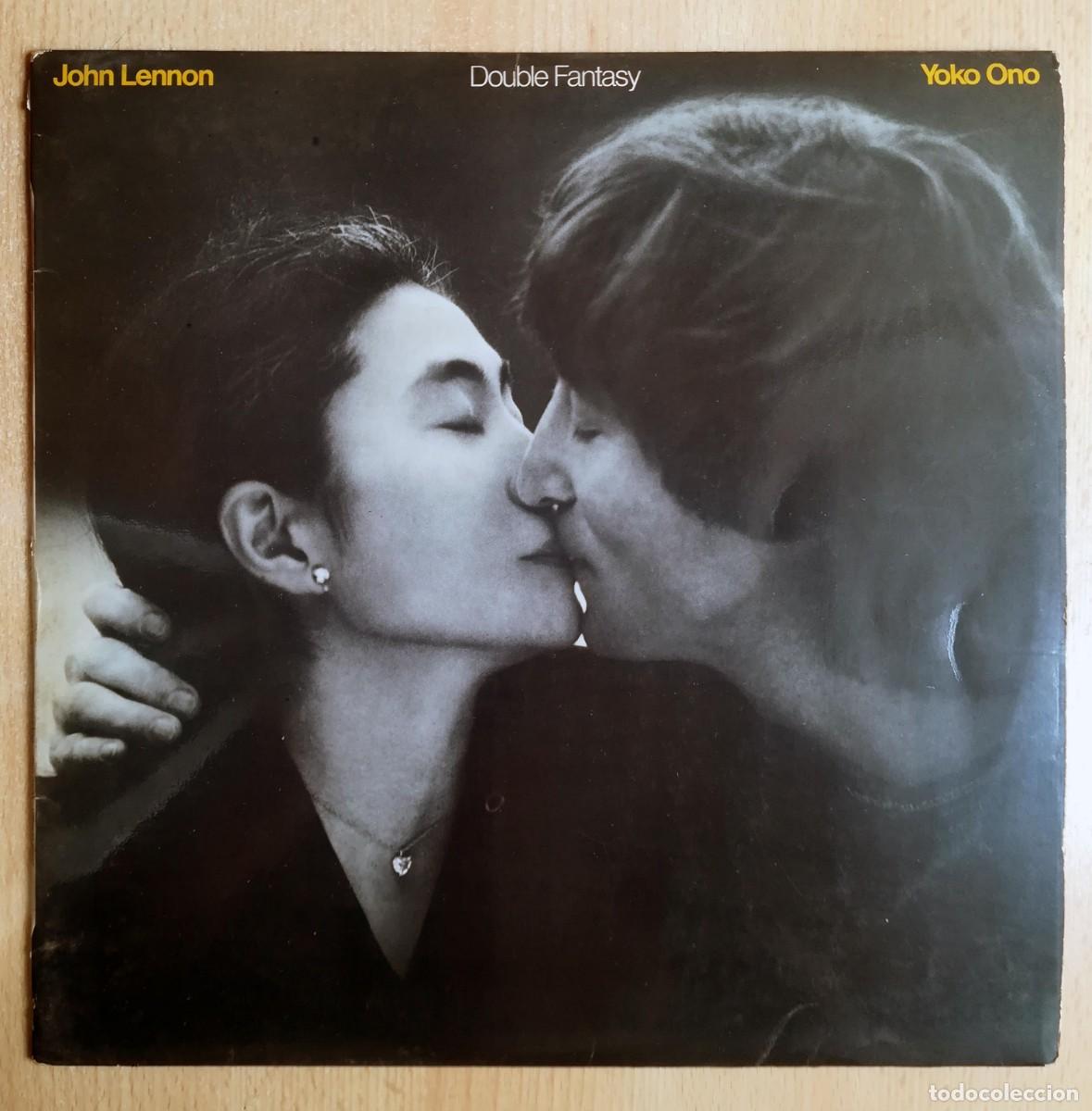 Discos de vinilo: LP John Lennon y Yoko Ono. Double Fantasy. Geffen Records 1980.