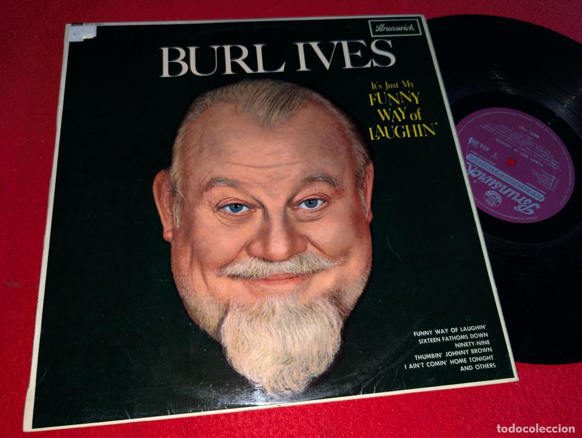 Discos de vinilo: BURL IVES It's just my funny way of Laughin LP 1962 Brunswick UK ENGLAND