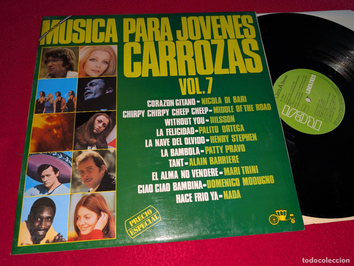 Discos de vinilo: MUSICA JOVENES CARROZAS Vol.7 Pravo+Nada+Bari+Nilsson+Mari Trini+Modugno++ LP 1984 RCA SPAIN