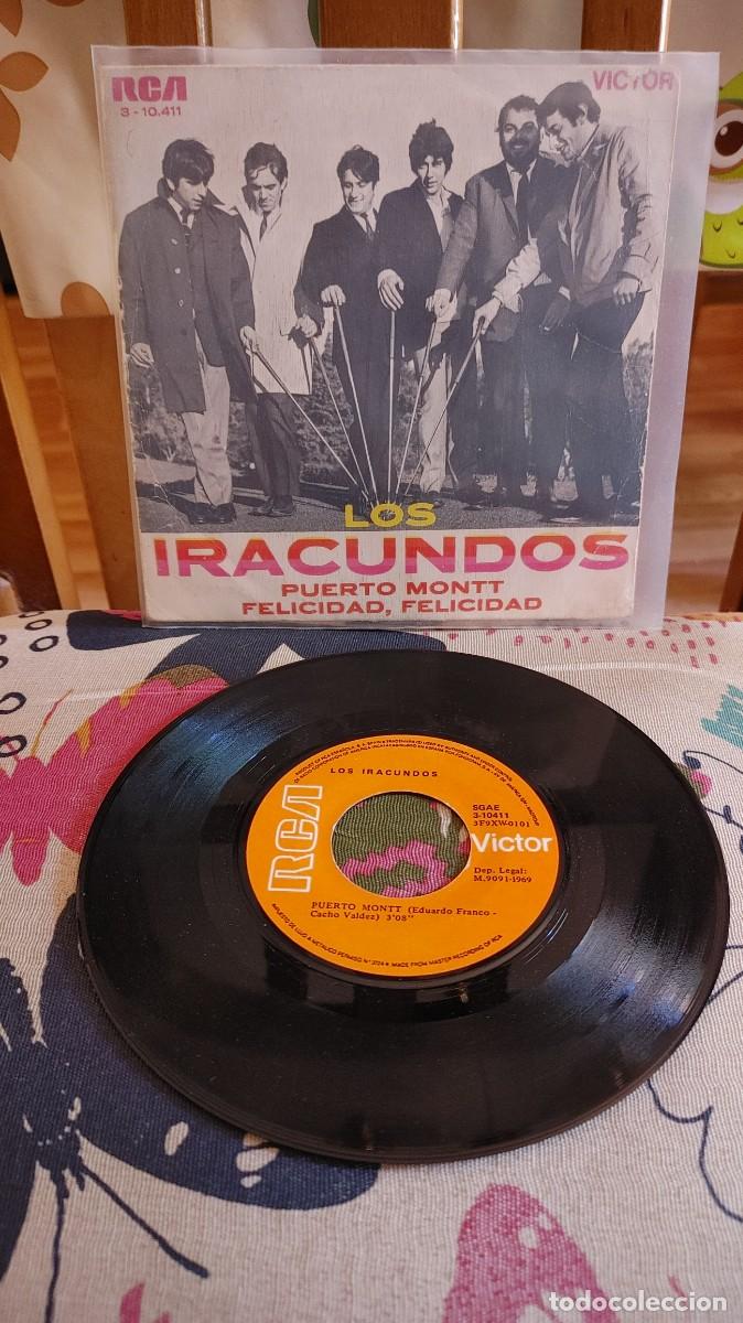 Discos de vinilo: LOS IRACUNDOS-SINGLE PUERTO MONTT