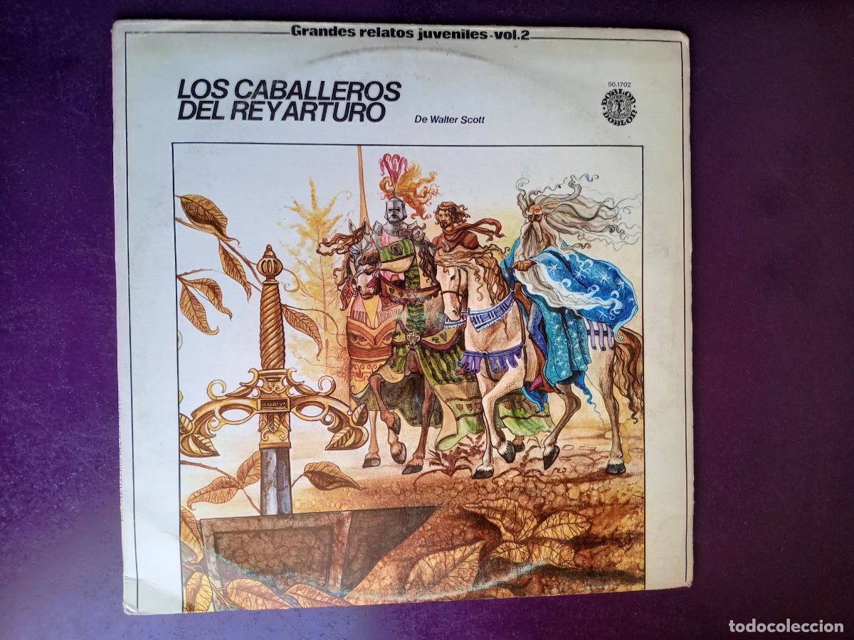 Discos de vinilo: LOS CABALLEROS DEL REY ARTURO - LP DOBLON 1980 - AUDIOLIBRO, M&ordf; LUISA SECO, M&ordf; DOLORES PALACIOS,