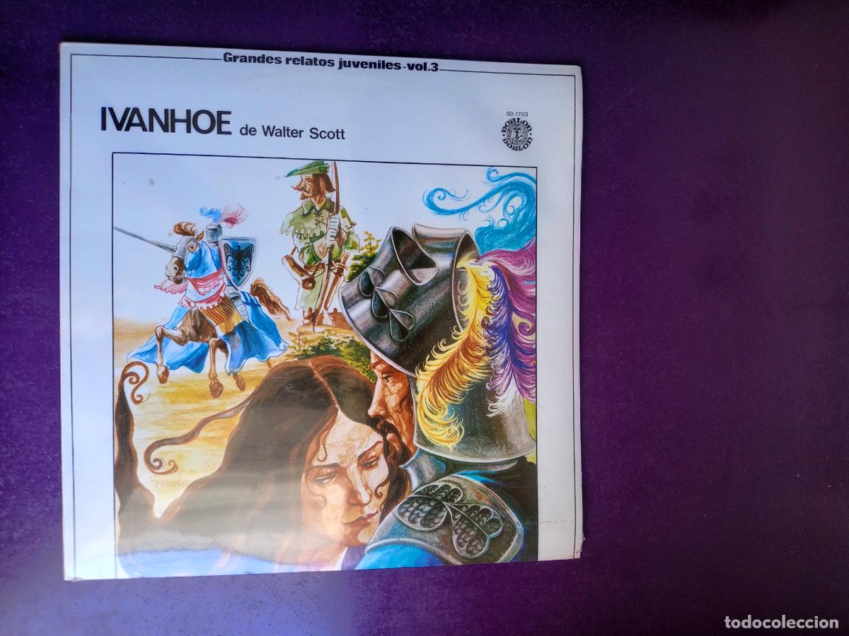 Discos de vinilo: IVANHOE - WALTER SCOTT - LP DOBLON 1980 - AUDIOLIBRO - NARRADO MARIA LUISA SECO